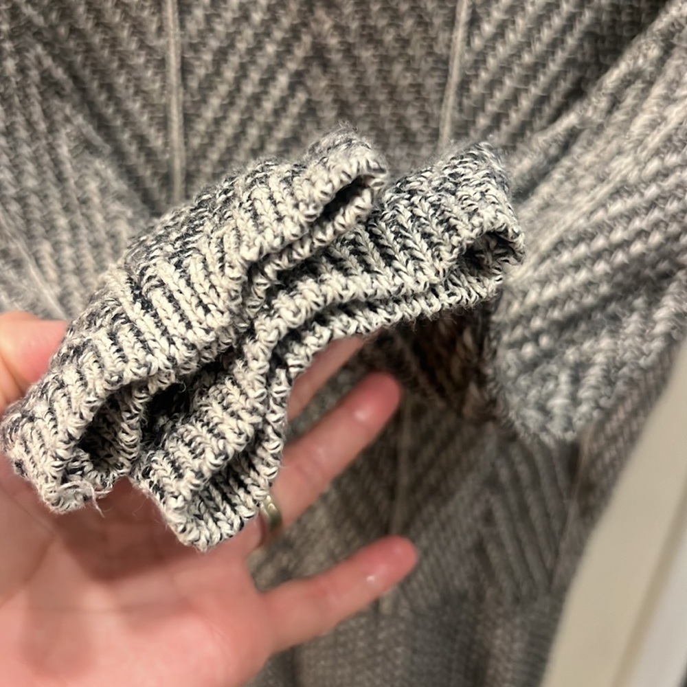 Cowl neck breathable 100% cotton neutral sweater, 888 size large - Picture 4 of 9